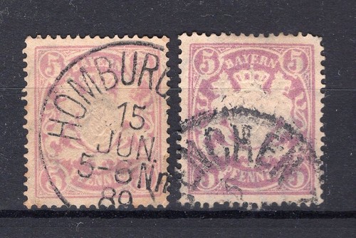 Bayern 55A+B Both Colors Gest. 22EUR