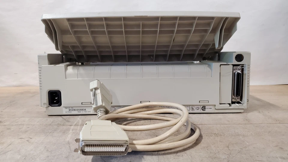 Oki MICROLINE 320 Turbo 9 Pin Dot Matrix Printer - Non USB, Missing Cover, Look - Image 4 of 4