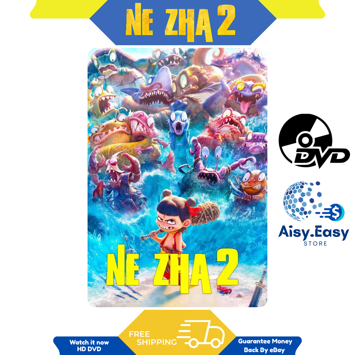Ne Zha 2 Animation Action Adventure English Subtitle Free Region