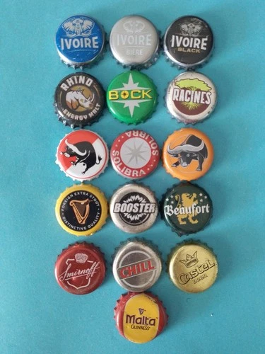 Ivory Coast 16 Beer Capsule Bock Beaufort Solibra Root Malta Chill Rhino