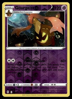 Gourgeist 077 Reverse Holo | Pokemon Evolving Skies | englisch | Near Mint