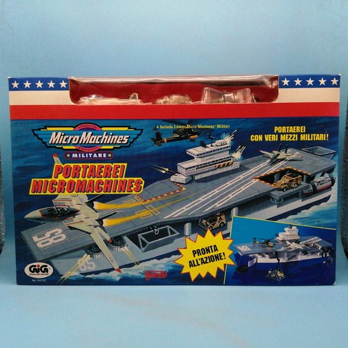 Micro Machines Military Sea Hawk Carrier 1993 Galoob Aircraft Carrier - Foto 3 di 5