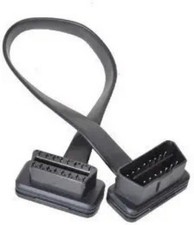 OBD2 Scanner - OBD 2 Flat Ribbon Extension Cable 16 Pin Male to Female Port Ex