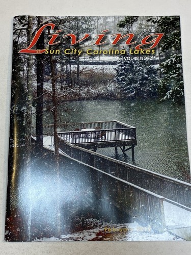 Living Magazine Sun City Carolina Lakes Feb 2015 Eartha Kitt Valentine's Day Art