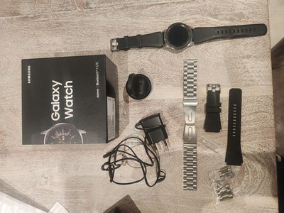 Samsung Galaxy Smart Watch SM-R805F, 46mm, Bluetooth + LTE, Silber OVP +Zubehör