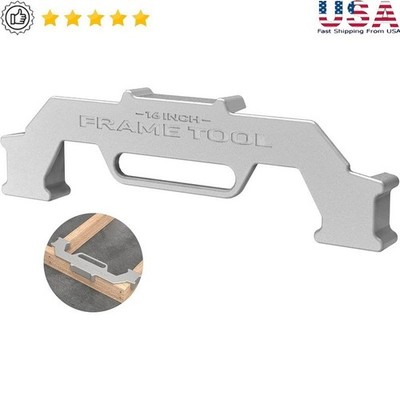 Framing Tools 16''On-Center Stud Layout Tool Cast Aluminum Framing Spacing Tool