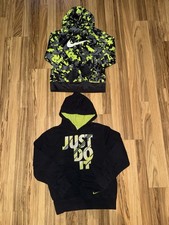 Nike Boys Y2K Youth Medium Hoodie Hooded Sweatshirt Pullover Cotton