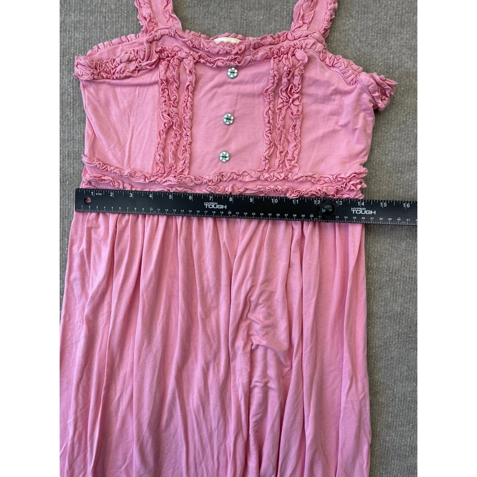 Matilda Jane Pink Ruffle Dress Kids Size 14 - Image 3 of 4