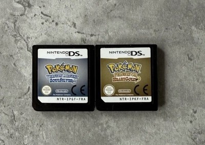 Pokemon Heart Gold and Soul Silver Nintendo DS Original Cart FRANZÖSISCH   Version