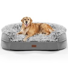 Orthopedic Dog Bed for Large Dogs, 3.7 Thick, Removable Washable Cover