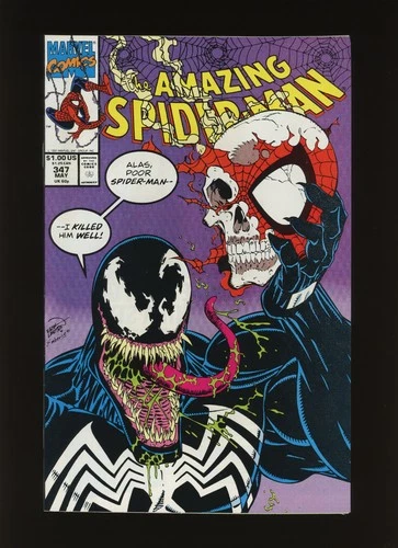 Amazing Spider-Man #347 1991 VF/NM Classic Erik Larsen Cover -RareCo