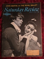 Saturday Review April 27 1963 MARGOT FONTEYN RUDOLF NUREYEV NINETTE DE VALOIS