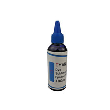 Cyan 100ml bottle Dye Sublimation Ink for Epson WF-2830 WF-2850 Printer