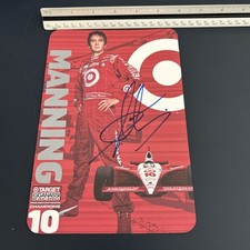 2004 -  IRL Hand Signed (Autographed) Hero Card - Darren Manning - 6"x9"