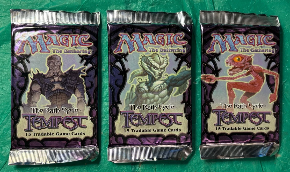 Preços baixos em Magic: The Gathering Tempest Lacrado pacotes de