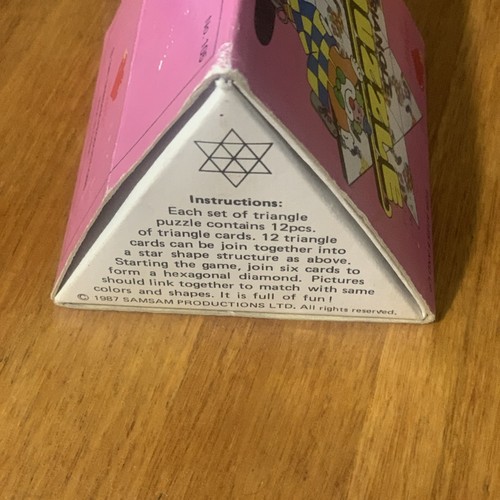 Vintage Triangle Puzzle No.105 | Clowns Design | 1987 | Rare Retro Toy - Bild 3 von 4