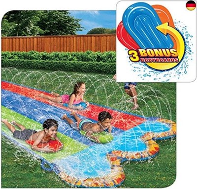 Banzai 42329 Triple Racer Water Slide