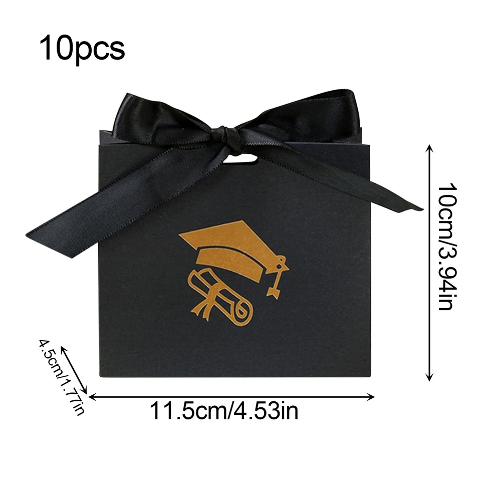 10 bolsas de regalo de graduación bolsas de dulces para graduación universitaria de secundaria Foto 2 de 4