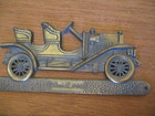 Vintage Lot of 5 MCM Cars Wall Art Plaques  Man Cave Decor — photo 5