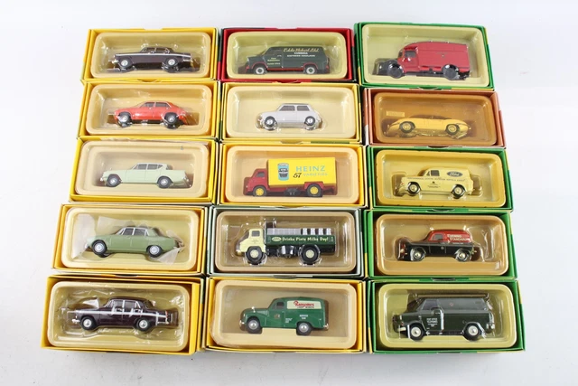 27 Vanguards Diecast Models Jaguar Ford Classic Rover Austin Allegro Cooper x 15