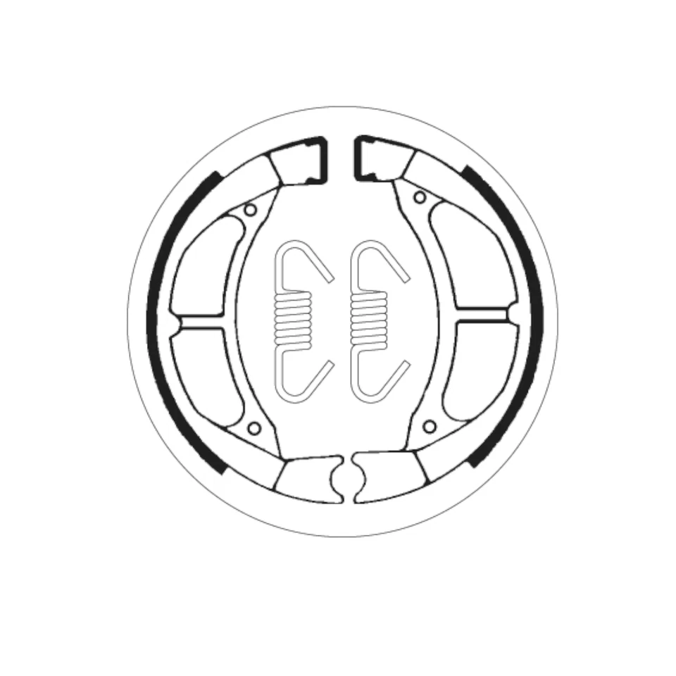 Zapatas de freno delanteras SBS Yamaha TTR 110 E 2008-2024 Foto 2 de 4