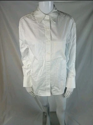 Calvin Klein Shirt Bluse Damen Relaxed Cotton Oversized UVP 150€  - Bild 1 von 4