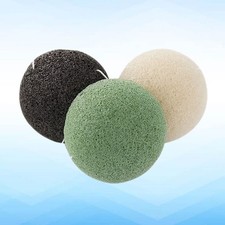 3 Pcs Éponge De Lavage Du Visage Éponges Naturelles Pour Nettoyantes