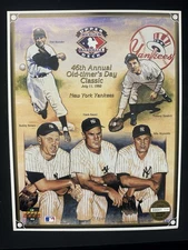 1992 Upper Deck Sheet NY Yankees 46th Annual Old-Timers Day Classic #30040/47000