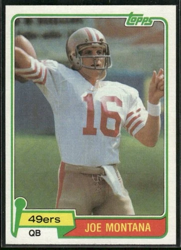 1981 Topps Joe Montana #216 NM-MT