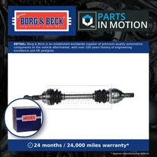 Drive Shaft fits VAUXHALL ZAFIRA A 1.6 Front Left 98 to 05 Driveshaft B&B 374327
