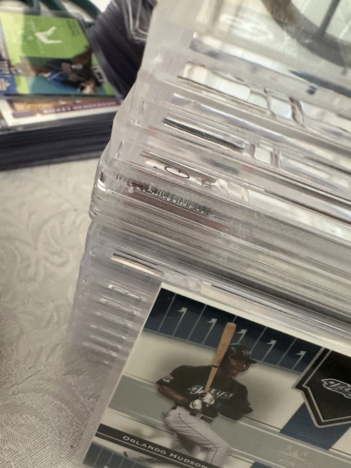 2005 Donruss Champion Impressions Орландо Хадсон No74 ПОДЛИННАЯ ВСТАВКА БИТА ПОЧТИ КАК НОВАЯ - Изображение 4 из 4