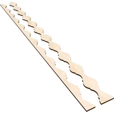 Casablanca 47 In. H X 0.25 In. W Slatwall Panels in Birch 31-Pack