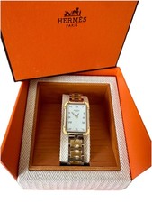 HERMÈS Croisière CR1.240 Two-Tone Watch - Excellent Condition w/ Box And papers