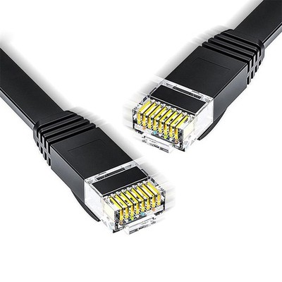 High Speed Ultra Slim Flat UTP Ethernet Cable 0.2m Cat 6 RJ45 Patch Cord