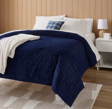 Twin/Twin Extra Long Corduroy Plaid Comforter...