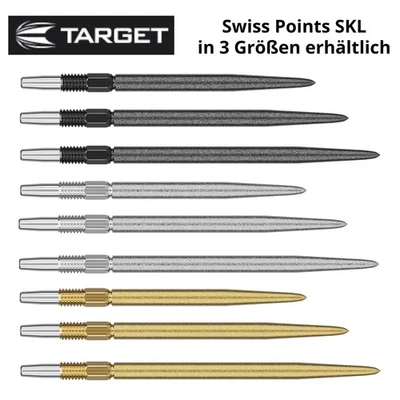 Target Swiss Point SLK Silber, Schwarz, Gold