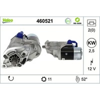 Anlasser Starter 12 V 2,5 Kw 11 ZäHne Valeo FüR U.A. Toyota Hiace