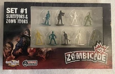 Zombicide: Set #1 Survivors & Zombivors Expansion Mini Figures CMON