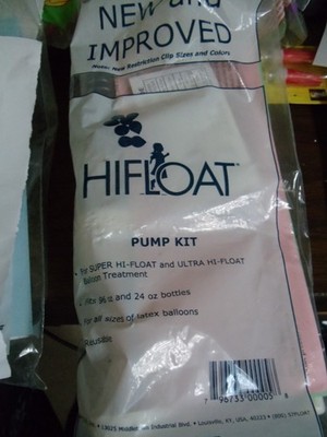 Hi-Float Company Pump Kit for Balloon Treatment 221058 New in Package