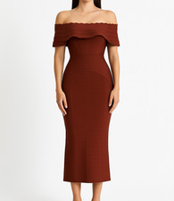 The Daneana Off The Shoulder Stretch Bandage Dress HH