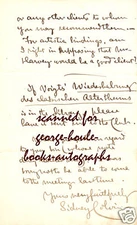 SIDNEY COLVIN~-  SIGNED  -  AUTHOR - KEATS - R L STEVENSON - ART CRITIC