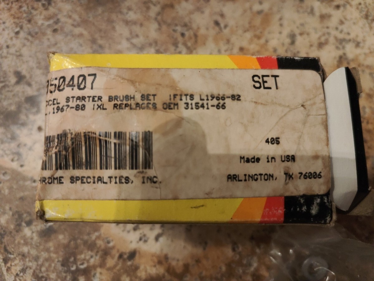 ん V-Twin Manufacturing ACCEL Starter Brush Set - 31541-66 | eBay
