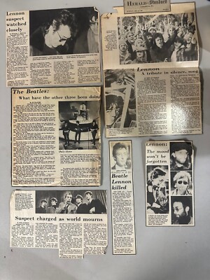 John Lennon National Enquirer Edition, plus Newsweek & newspaper