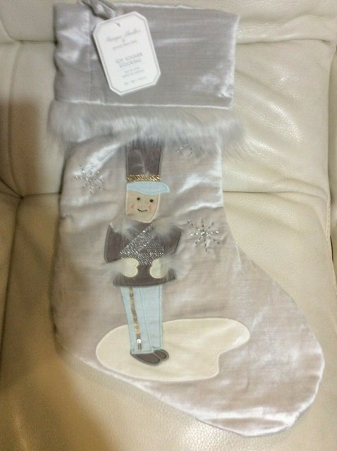 Pottery Barn Kids Monique Lhuillier Toy Soldier Christmas Stocking