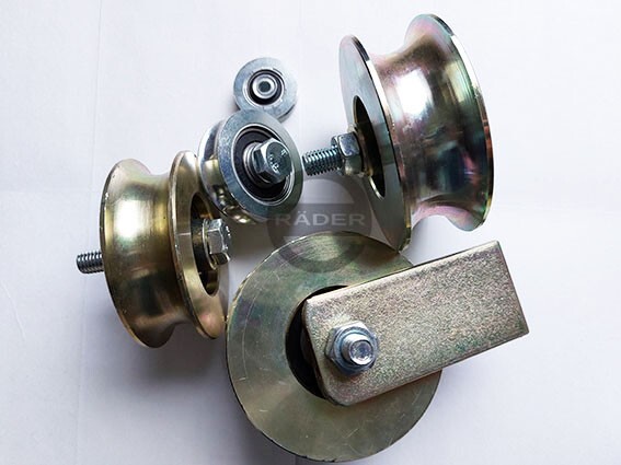 Rolle Gartentor, Tor Rolle Ø 50mm bis 150kg für Rohrprofil NEU! * RJR