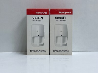 (Menge 2 St. ) Honeywell 5894PI Kabellos Pet-Immune Pir Detektor