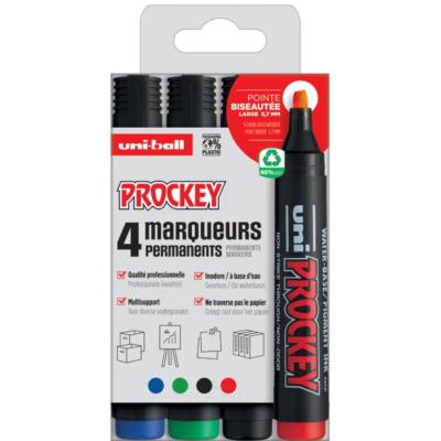 uni-ball Permanent-Marker PROCKEY PM126/4 PF, 4er-Set