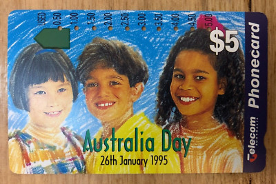 $5 Telecom Phonecard Australia Day    BB6