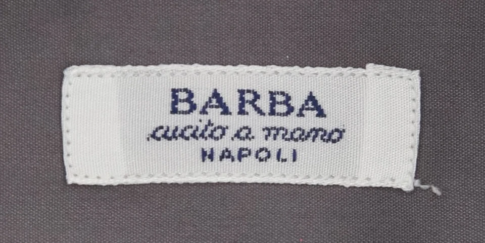 Camisa Barba Napoli cinza sólida - Fina - (BN238080310) - Imagem 4 de 4