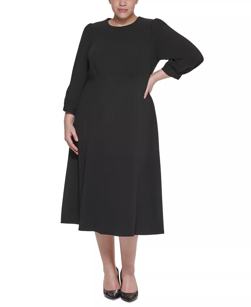 green emerald velvet dress Calvin Klein Women's A-Line Midi Print Scuba Dress, Watermelon at Amazon  Women's Clothing store